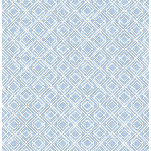 Picture of Napa Blue Geometric Wallpaper 