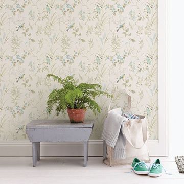 Show details for Imperial Garden Beige Botanical Wallpaper