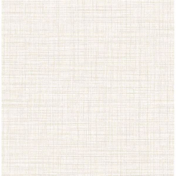 Picture of Mendocino Eggshell Linen Wallpaper 