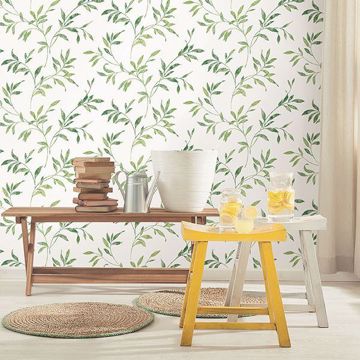 Show details for Sanibel Green Trail Wallpaper