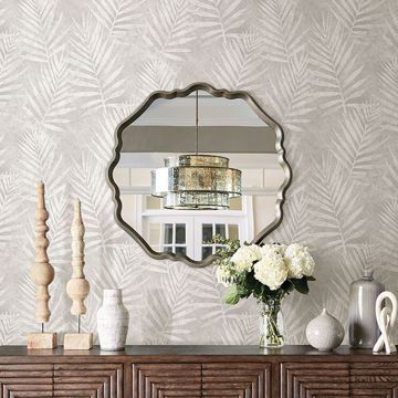 Show details for Amador Silver Palm Wallpaper