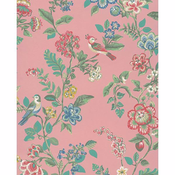 Picture of Willem Blush Painted Garden Wallpaper