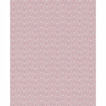 Picture of Lotte Rose Floral Geometric Wallpaper