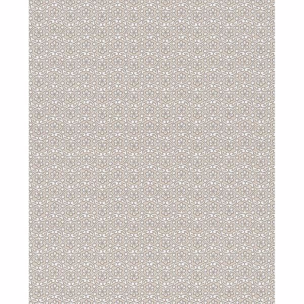 Picture of Lotte Khaki Floral Geometric Wallpaper