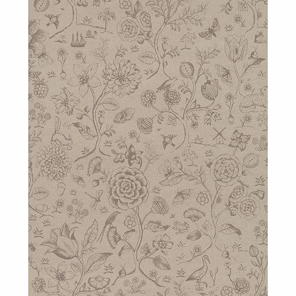 Picture of Ambroos Khaki Woodland Wallpaper 