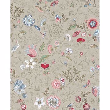 Picture of Espen Khaki Floral Wallpaper