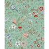 Picture of Espen Turquoise Floral Wallpaper