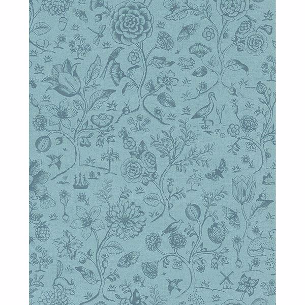 Picture of Ambroos Blue Woodland Wallpaper 