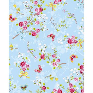 Picture of Ilse Light Blue Cherry Blossom Wallpaper