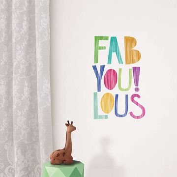 Show details for FabYoulous! Wall Quote Decals