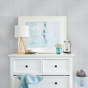 Show details for Comares Grey Stripe Texture Wallpaper