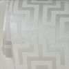 Boxwood Silver Geometric Wallpaper