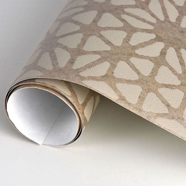 278224548 Billie Taupe Geometric Wallpaper by AStreet Prints
