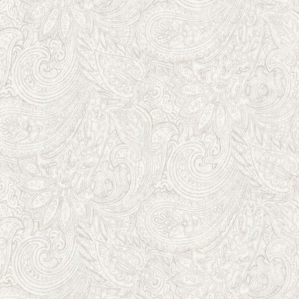 Picture of Lula Light Grey Paisley Wallpaper