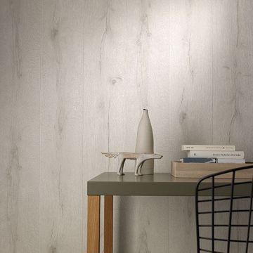 Show details for Doone Cream Plank Wallpaper