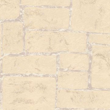 Show details for Uwharrie Cream Stone Wallpaper