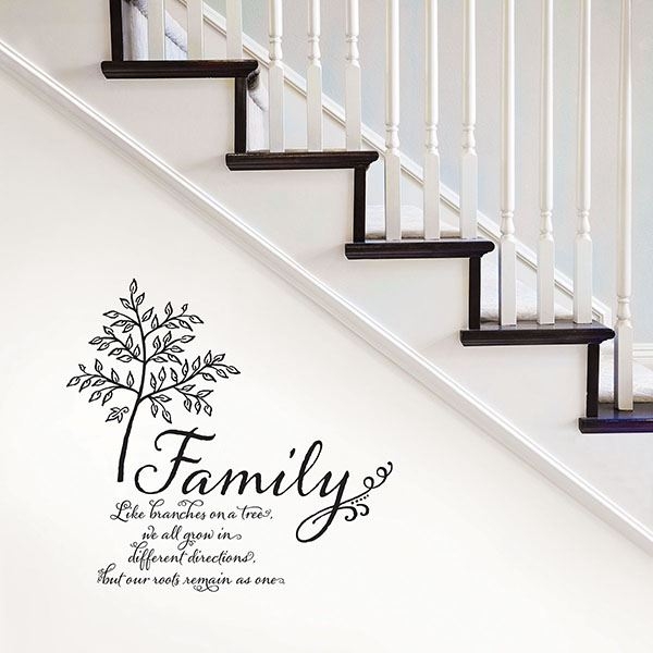 Picture of Family Tree Wall Quote Decals