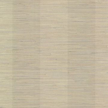 Picture of Pasadena Grey Grasscloth Stripe Wallpaper 