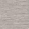 Picture of Maytal Grey Faux Grasscloth Wallpaper 