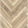Picture of Altadena Light Brown Diagonal Wood Wallpaper 