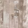 Picture of Harbored Neutral Distressed Wood Panel Wallpaper 