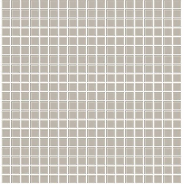 Picture of Tessellate Grey Glass Tile Wallpaper 