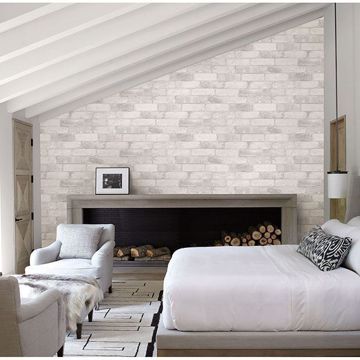 Show details for Adams White Reclaimed Bricks Wallpaper