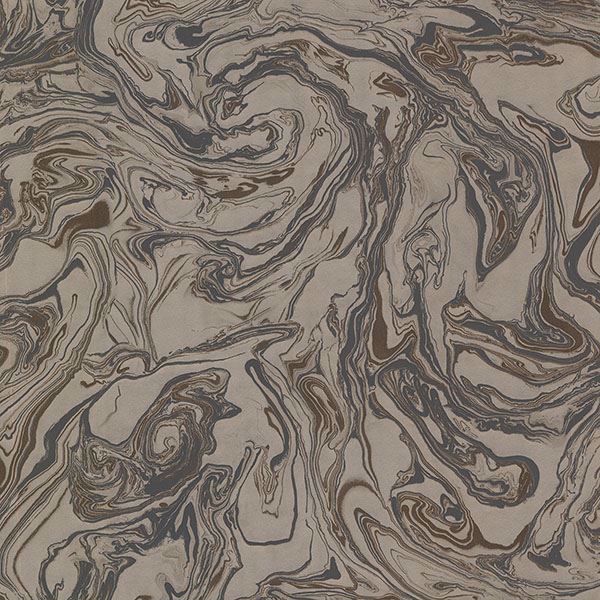 Picture of Olympia Brown Marble Wallpaper 