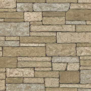 Picture of Madeline Grey Stone Texture Wallpaper 