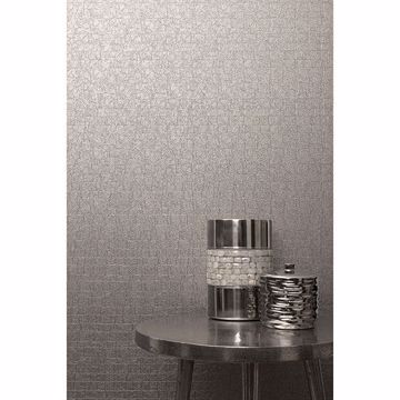 Show details for Basilic Metallic Mosaic Wallpaper