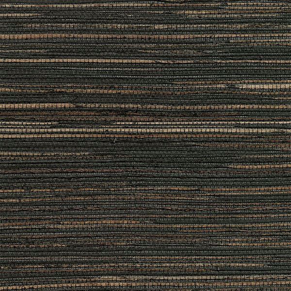Picture of Shandong Charcoal Ramie Grasscloth Wallpaper 