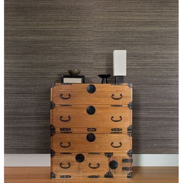 Show details for Yunnan Brown Grasscloth Wallpaper