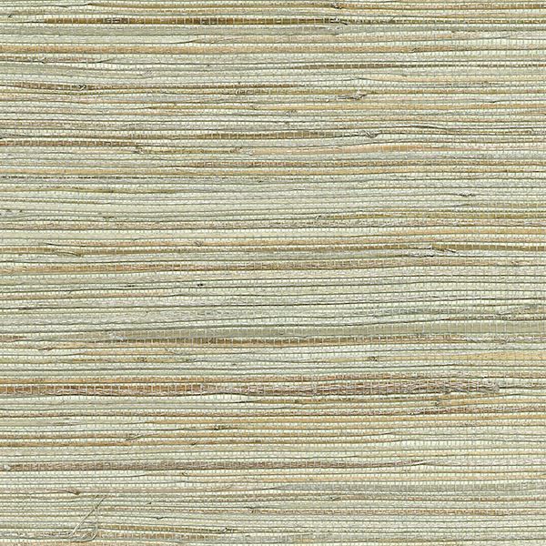 Picture of Shandong Sea Green Grasscloth Wallpaper 