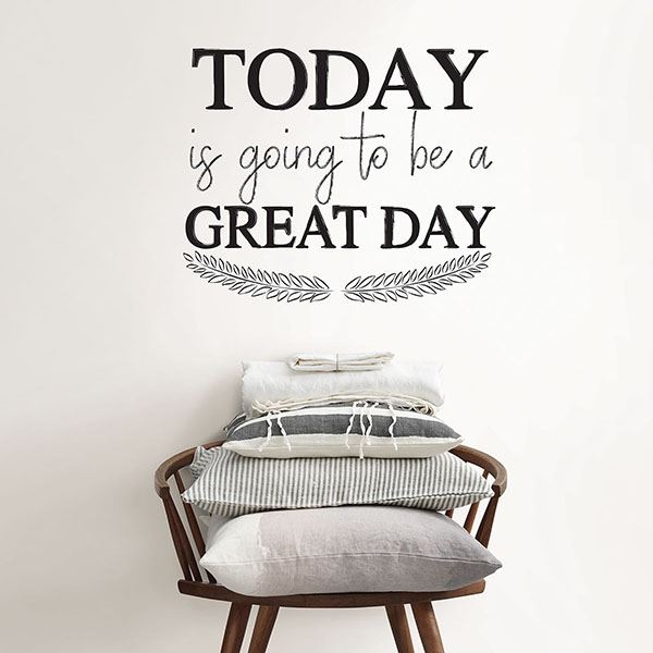 Picture of Great Day Wall Quote Decals