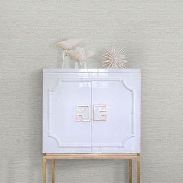 Show details for Lilt Light Blue Faux Grasscloth Wallpaper