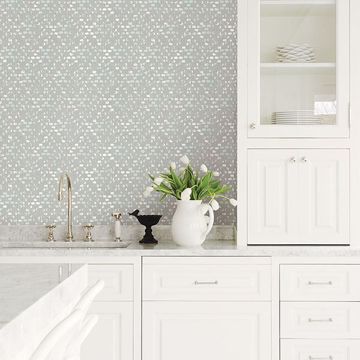 Show details for Blissful Light Blue Harlequin Wallpaper