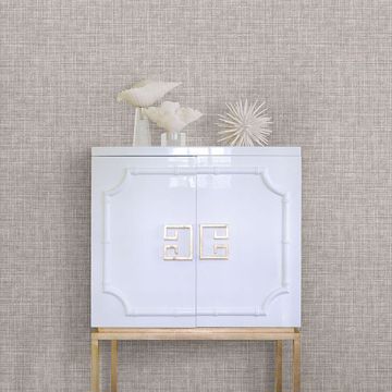 Show details for Poise Grey Linen Wallpaper