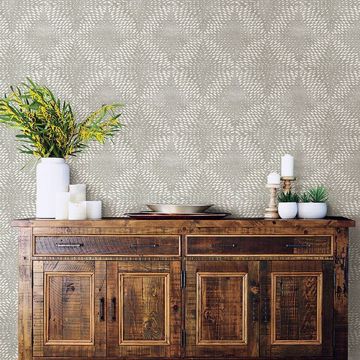 Show details for Ethos Grey Abstract Wallpaper