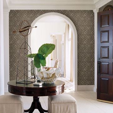 Show details for Blissful Brown Harlequin Wallpaper