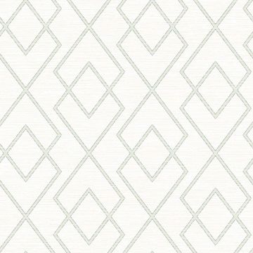 Picture of Blaze Off-White Trellis Wallpaper 