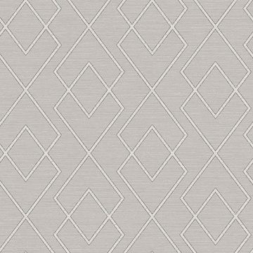 Picture of Blaze Taupe Trellis Wallpaper 