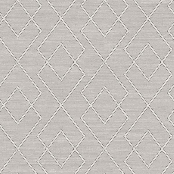 Picture of Blaze Taupe Trellis Wallpaper 
