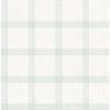 Picture of Twain Teal Plaid Wallpaper