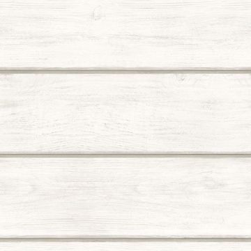 Picture of Cassidy Off-White Wood Planks Wallpaper