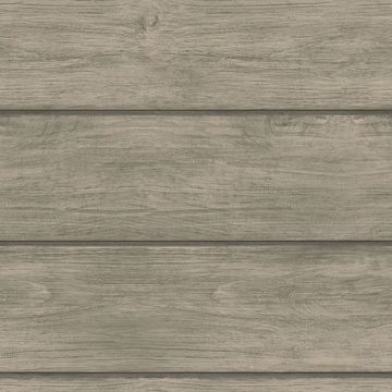 Picture of Cassidy Grey Wood Planks Wallpaper
