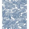 Picture of Spinney Blue Toile Wallpaper 
