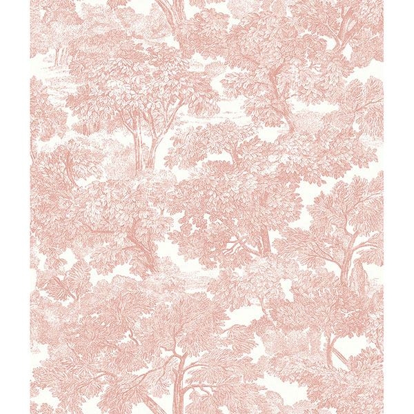 Picture of Spinney Rose Toile Wallpaper 