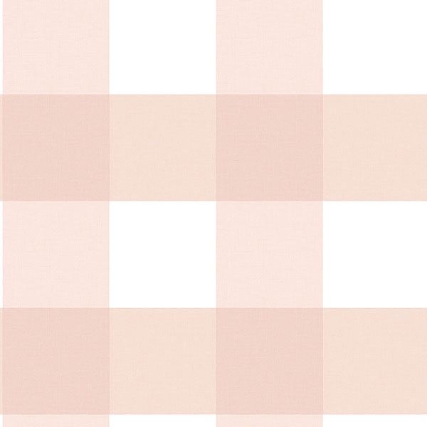 Picture of Amos Light Pink Gingham Wallpaper