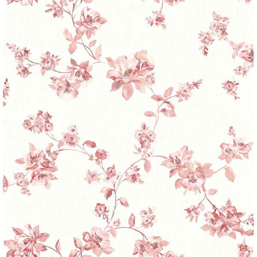 Picture of Cyrus Rose Festive Floral Wallpaper