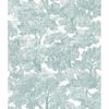 Picture of Spinney Teal Toile Wallpaper 